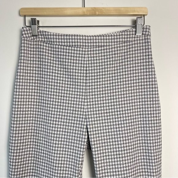 ❌SOLD❌ Aritzia Wilfred Kick Flare Pant High-Waisted Gingham Trouser Pant size 6 - Picture 4 of 11
